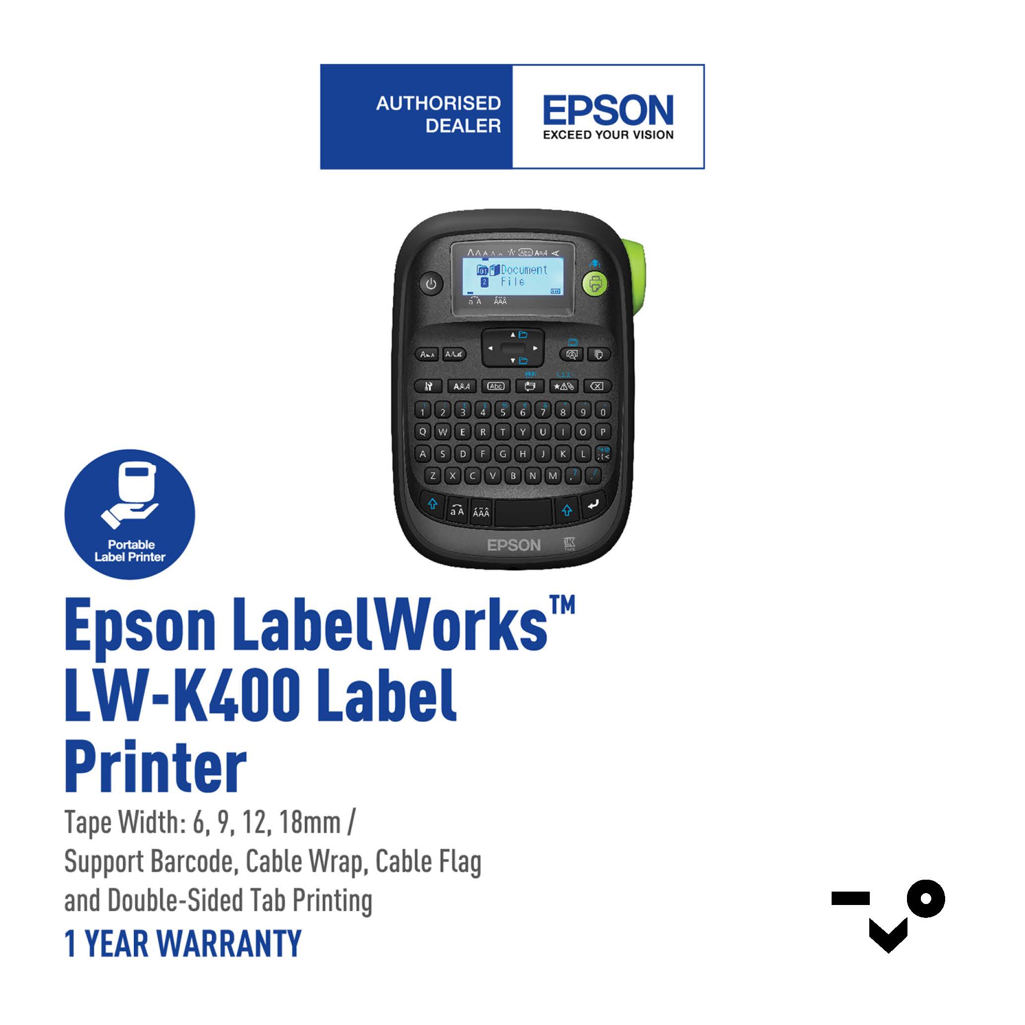 Ofiskita Epson LabelWorks LWK400 Label Printer
